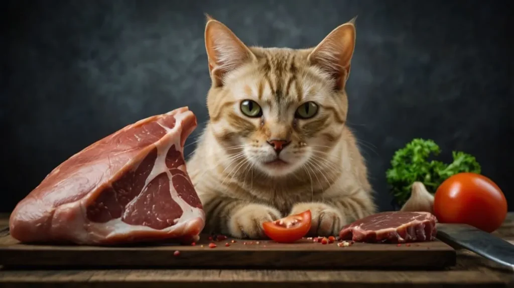 A plate of fresh raw meat, including chicken and beef cuts