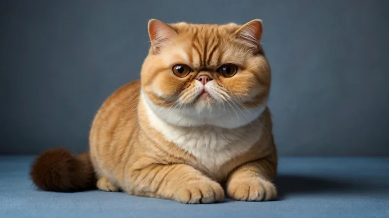 The Exotic Shorthair cat
