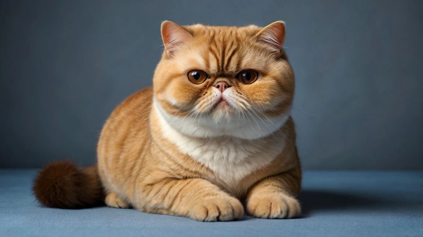 The Exotic Shorthair cat