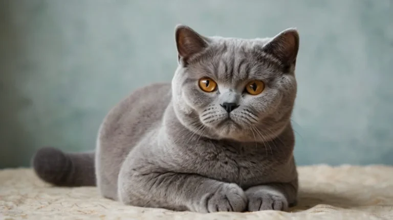 The British Shorthair cat