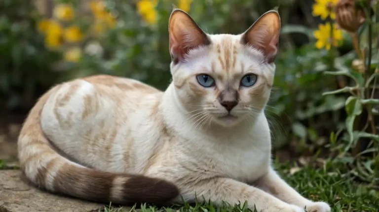 The Colorpoint Shorthair cat