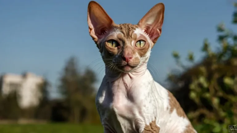 The Cornish Rex cat